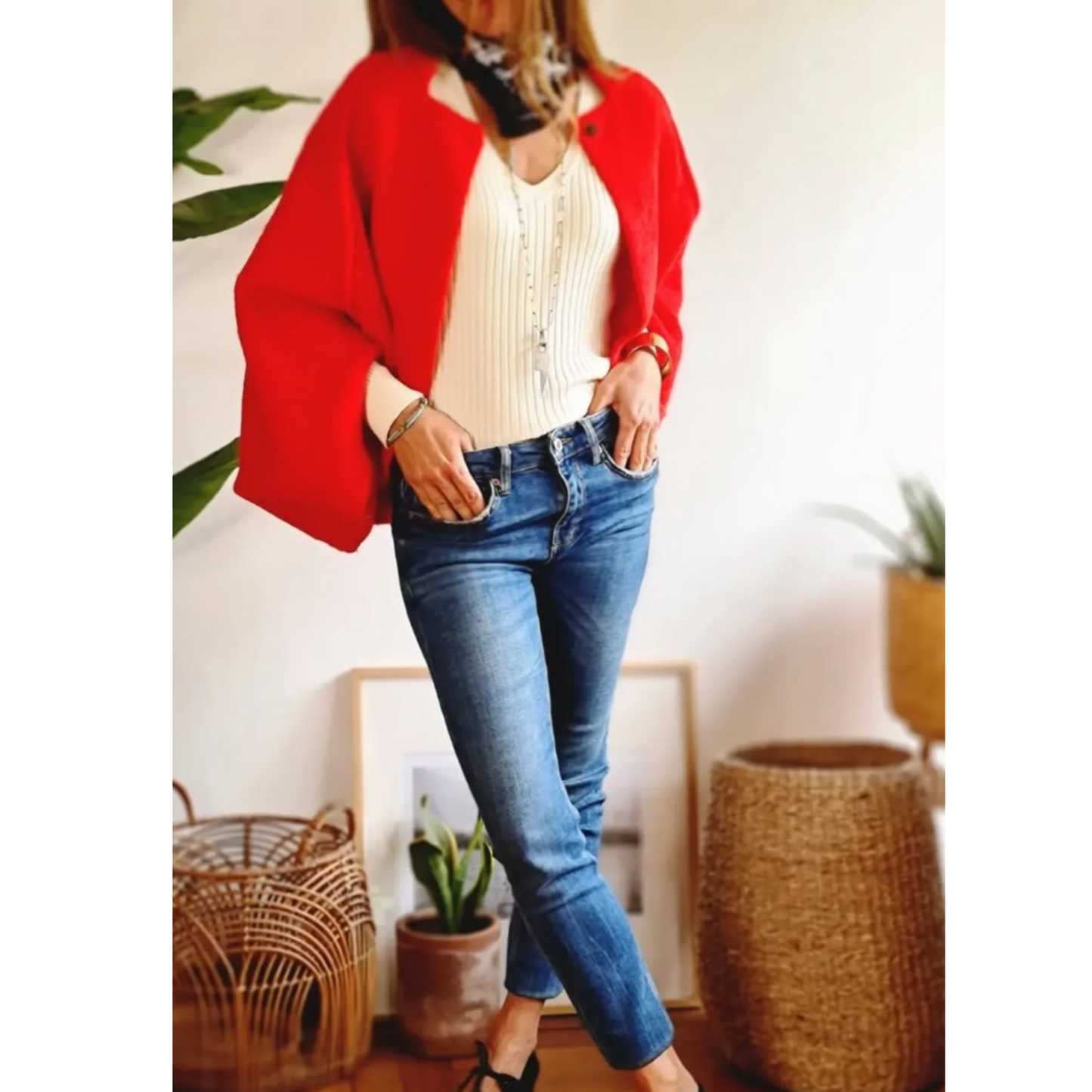 Women's Long Coat Structured Collar