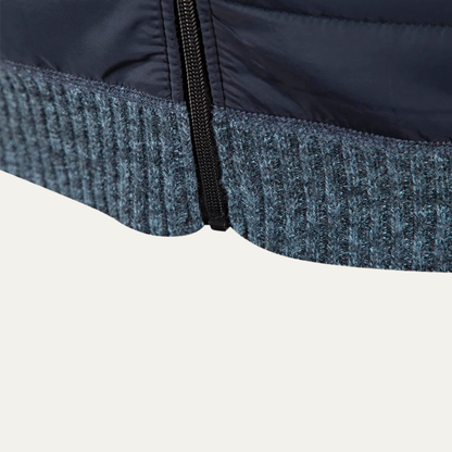 Men's Padded Stand Collar Winter Zip Jacket