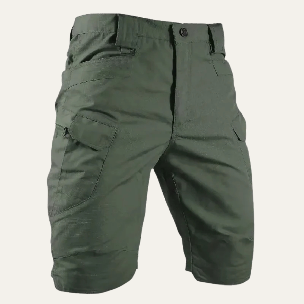 Men's Cargo Shorts Cotton Summer Beige
