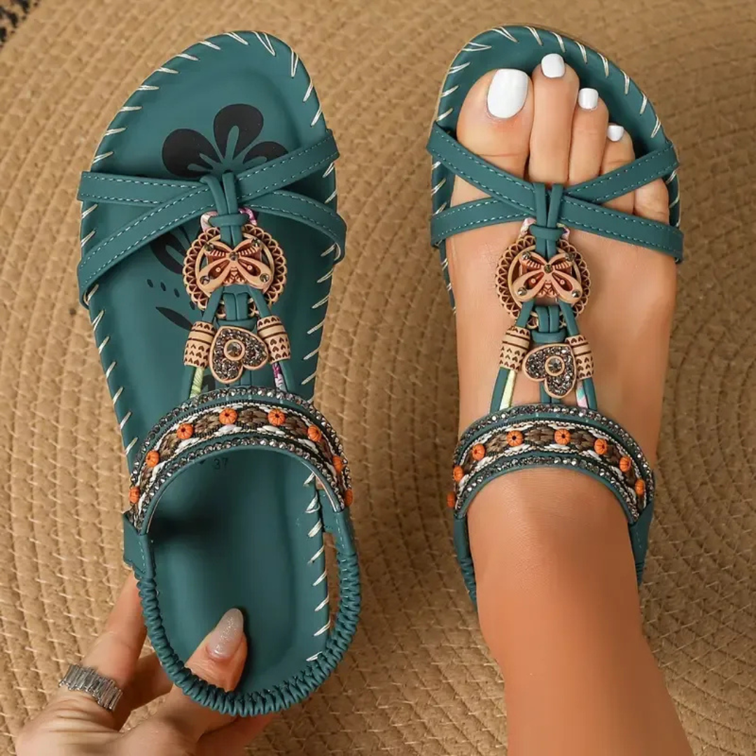 Women's Sandals Multiple Slim Straps - Vonnera