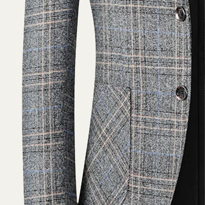 Merrifield Men's Slim Fit Checked Blazer Lightweight