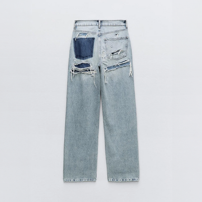 Women's Ripped Vintage Jeans