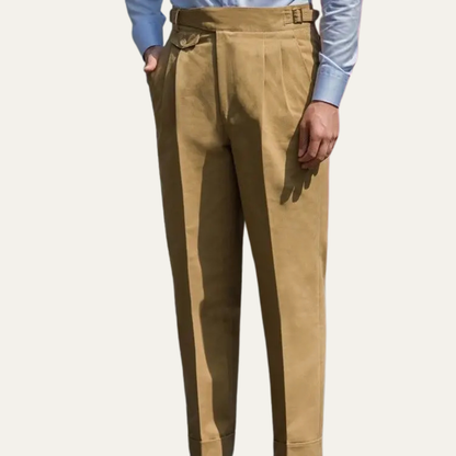 Men's Casual Business Trousers Loose Fit