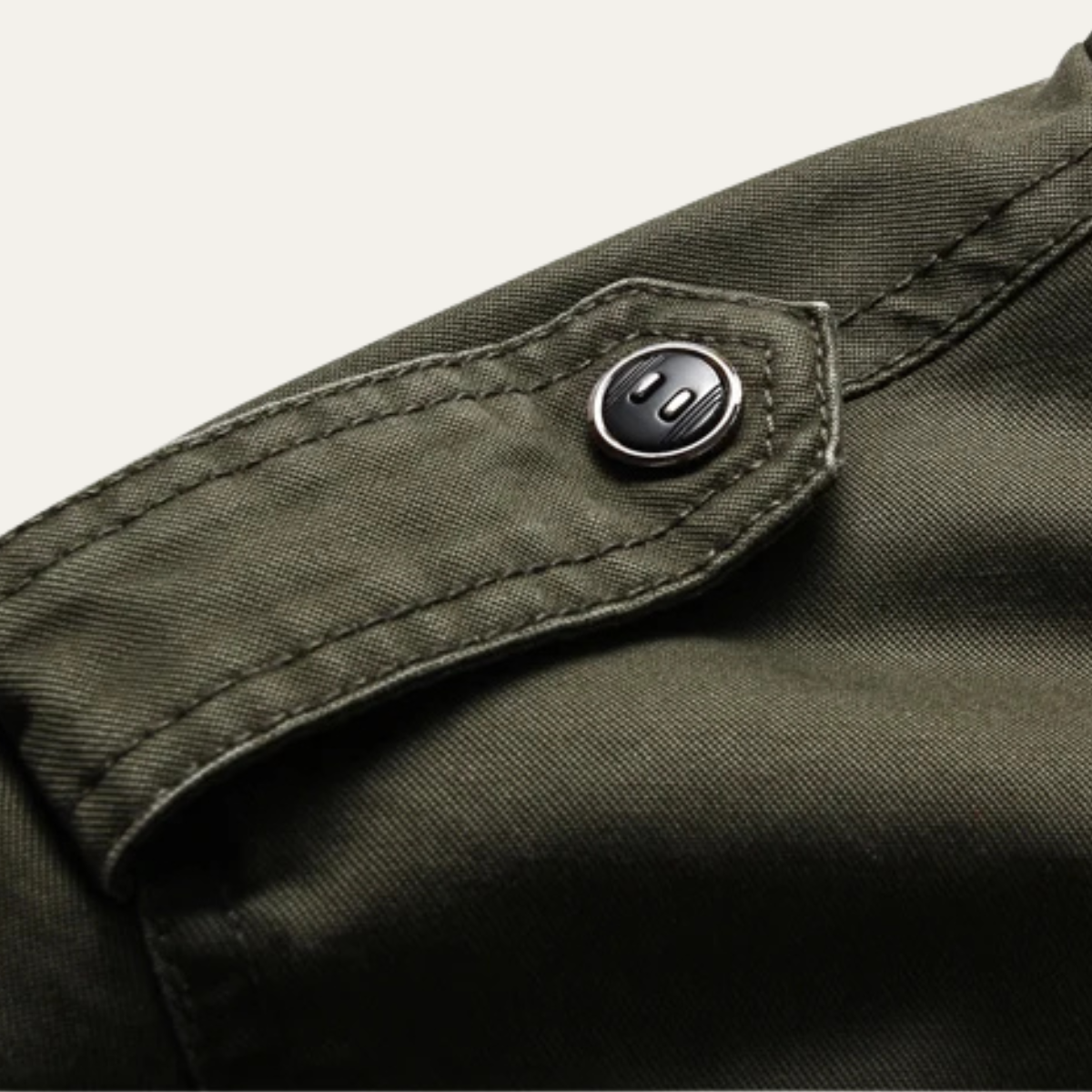 Men's Military Cargo Jacket Stand Collar