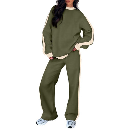 Women's Crew Neck Sweatshirt Set