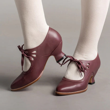 Women's Mary Jane Closed-Toe Shoes Vintage Style