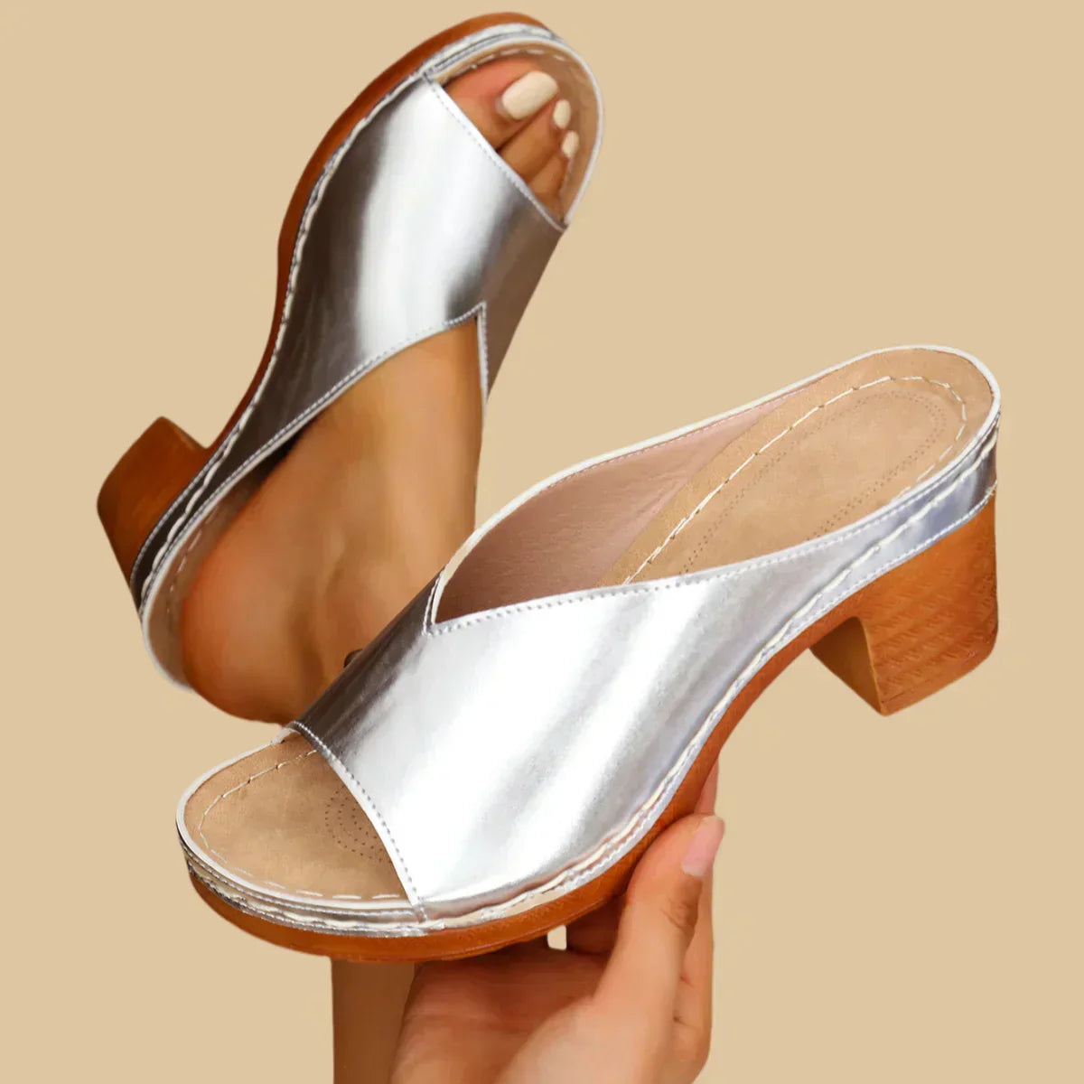 Claudette | Women's Orthopedic Flat Sandals