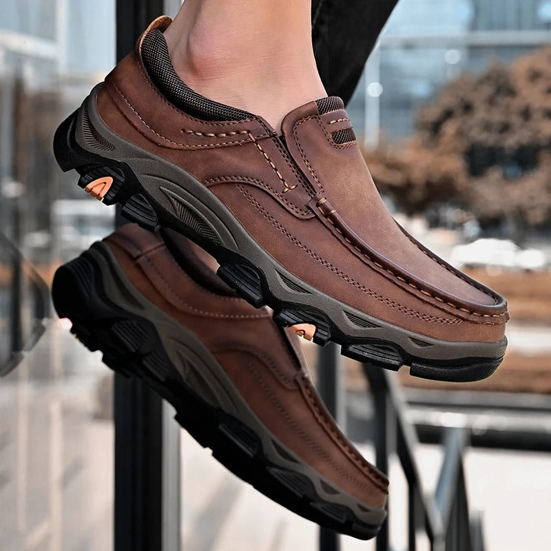 Men's Slip-On Loafers Casual Round Toe