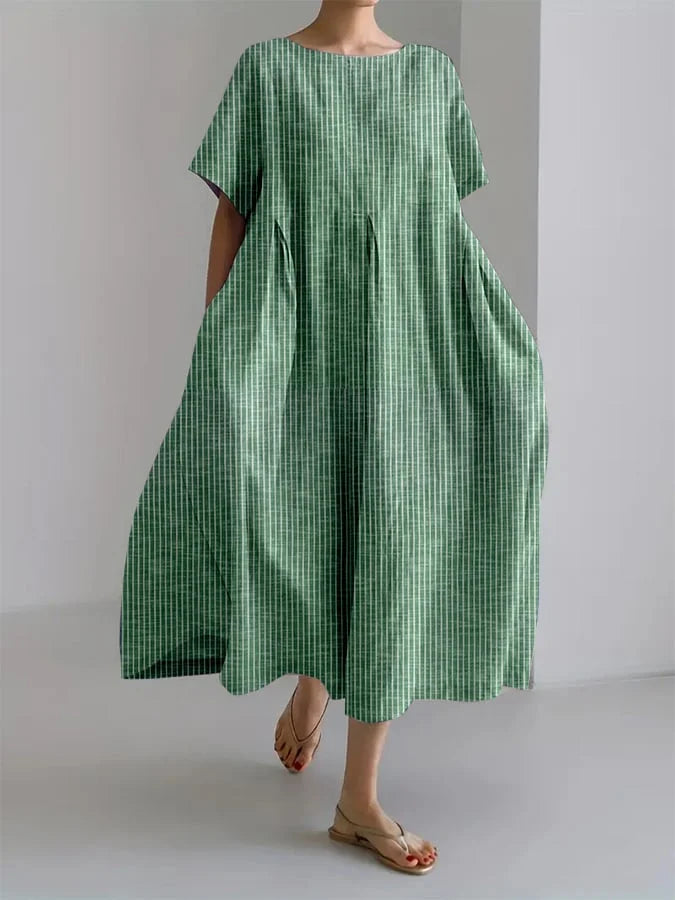 Bianca Women's Casual Long Dress Comfortable Retro Style