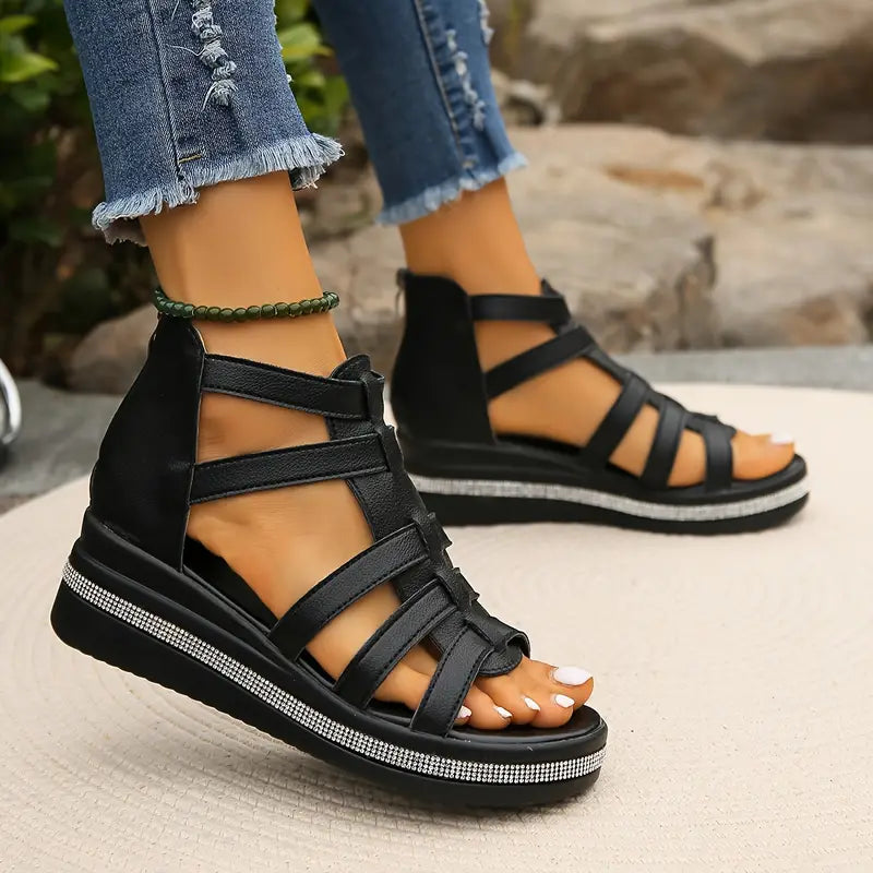 Women's Closed Back Platform Sandals