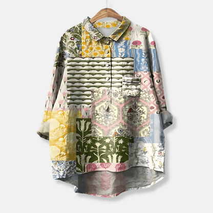 Women's Loose Fit Long Blouse