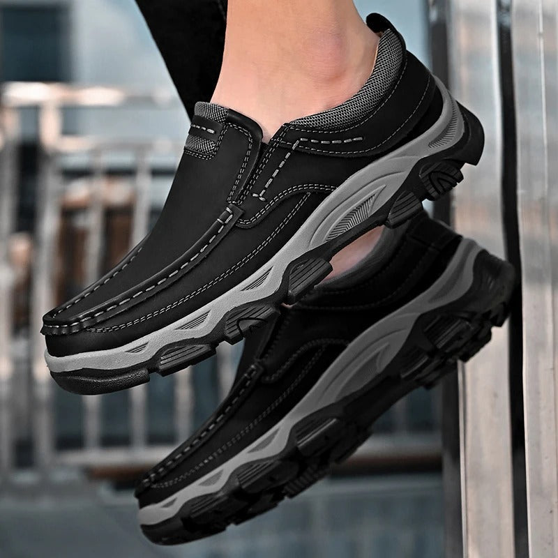 Men's Slip-On Loafers Casual Round Toe