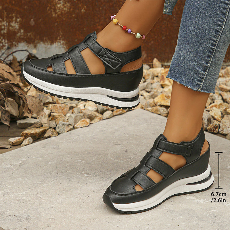 Women's Platform Sandals Adjustable Straps - Vonnera