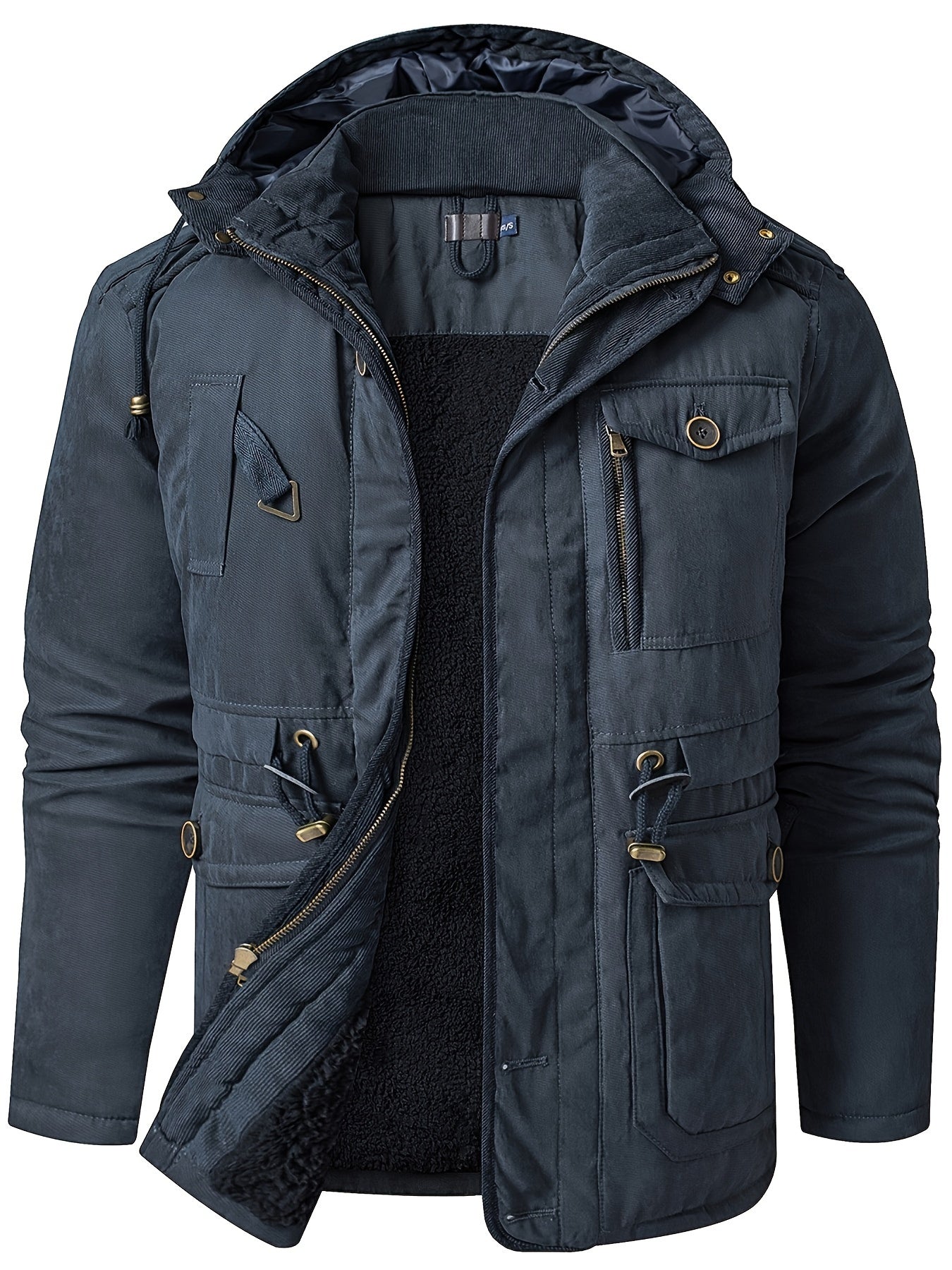 Men's Thick Padded Winter Jacket Outdoor Sports