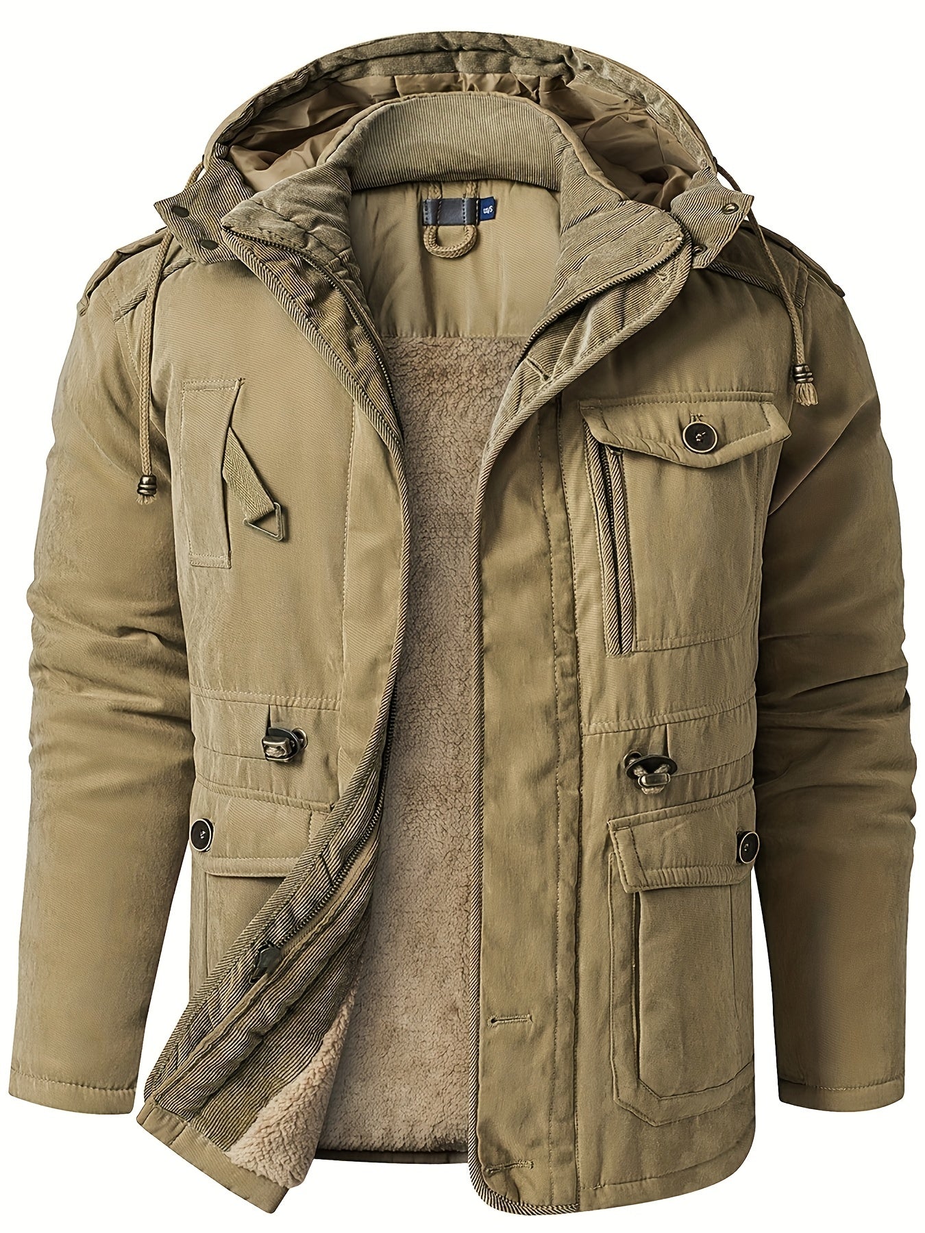 Men's Thick Padded Winter Jacket Outdoor Sports
