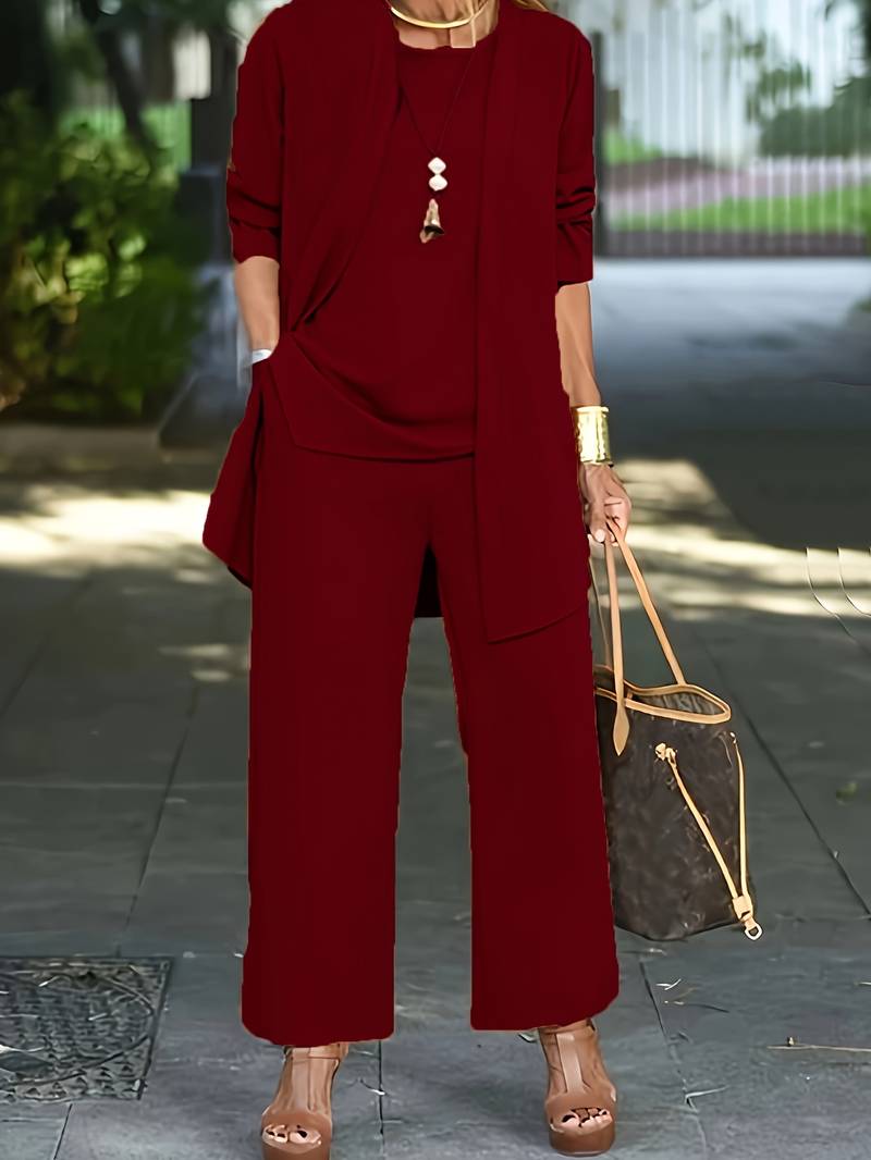 Women's 3-Piece Pants Set