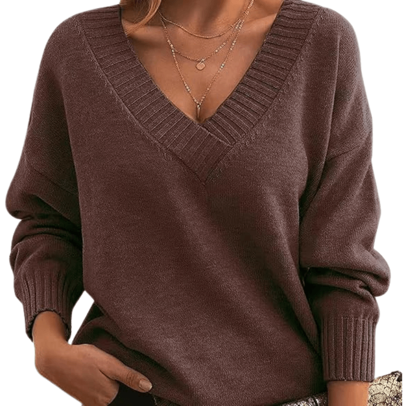 Women's Classic V-Neck Sweater