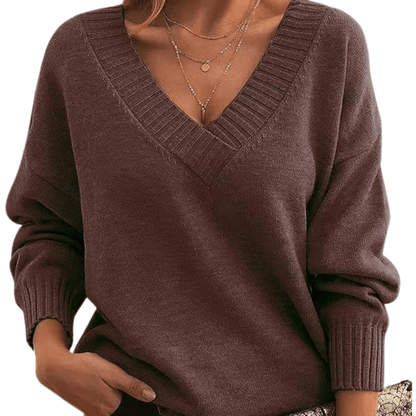Women's Classic V-Neck Sweater