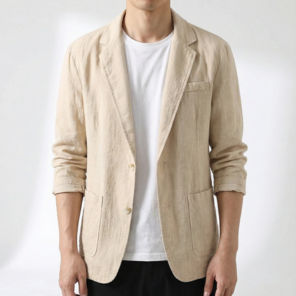 Men's Linen Formal Blazer - Vonnera