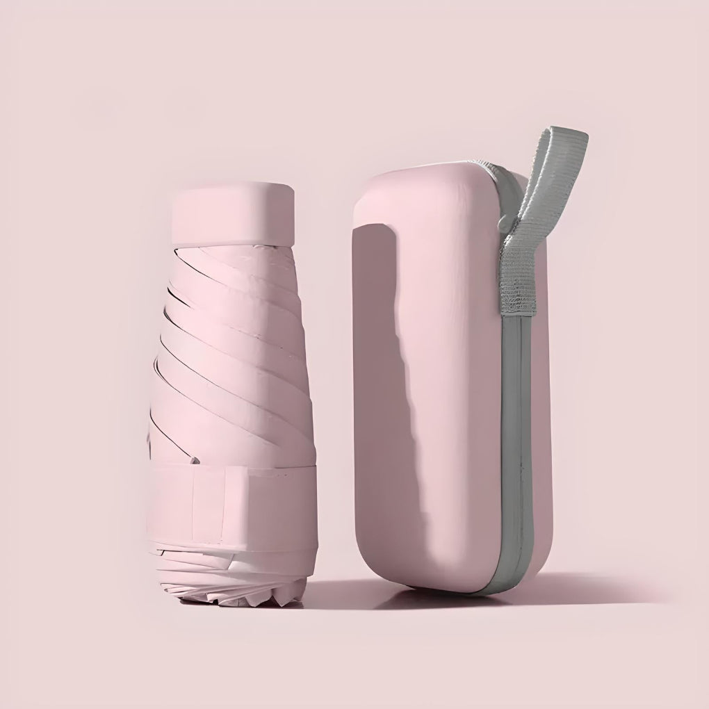 Portable Travel Umbrella With Case