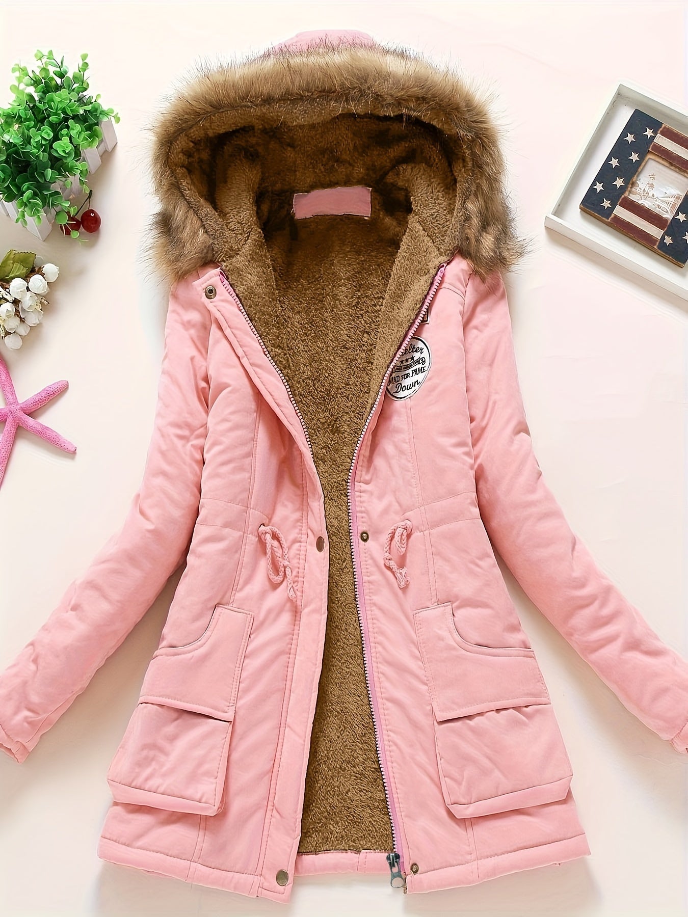 Women's Parka Coat Warm Hooded Waterproof - Vonnera