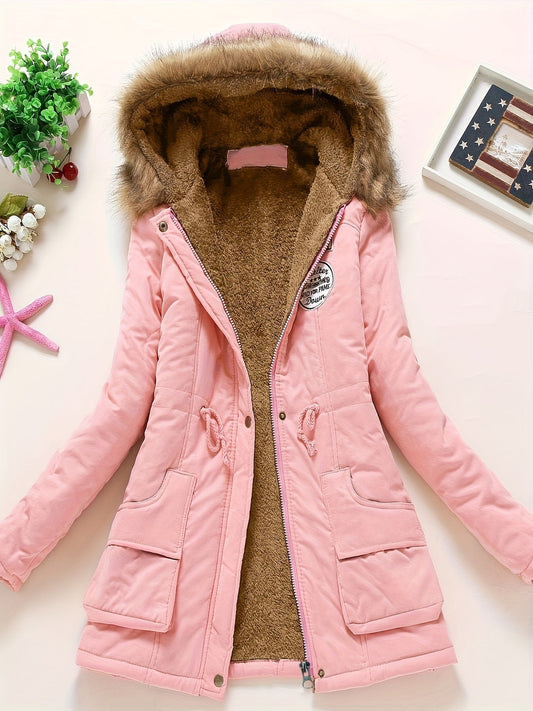 Women's Parka Coat Warm Hooded Waterproof - Vonnera