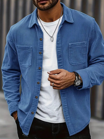 Hugo Mens Corduroy Shirt Comfort Fit