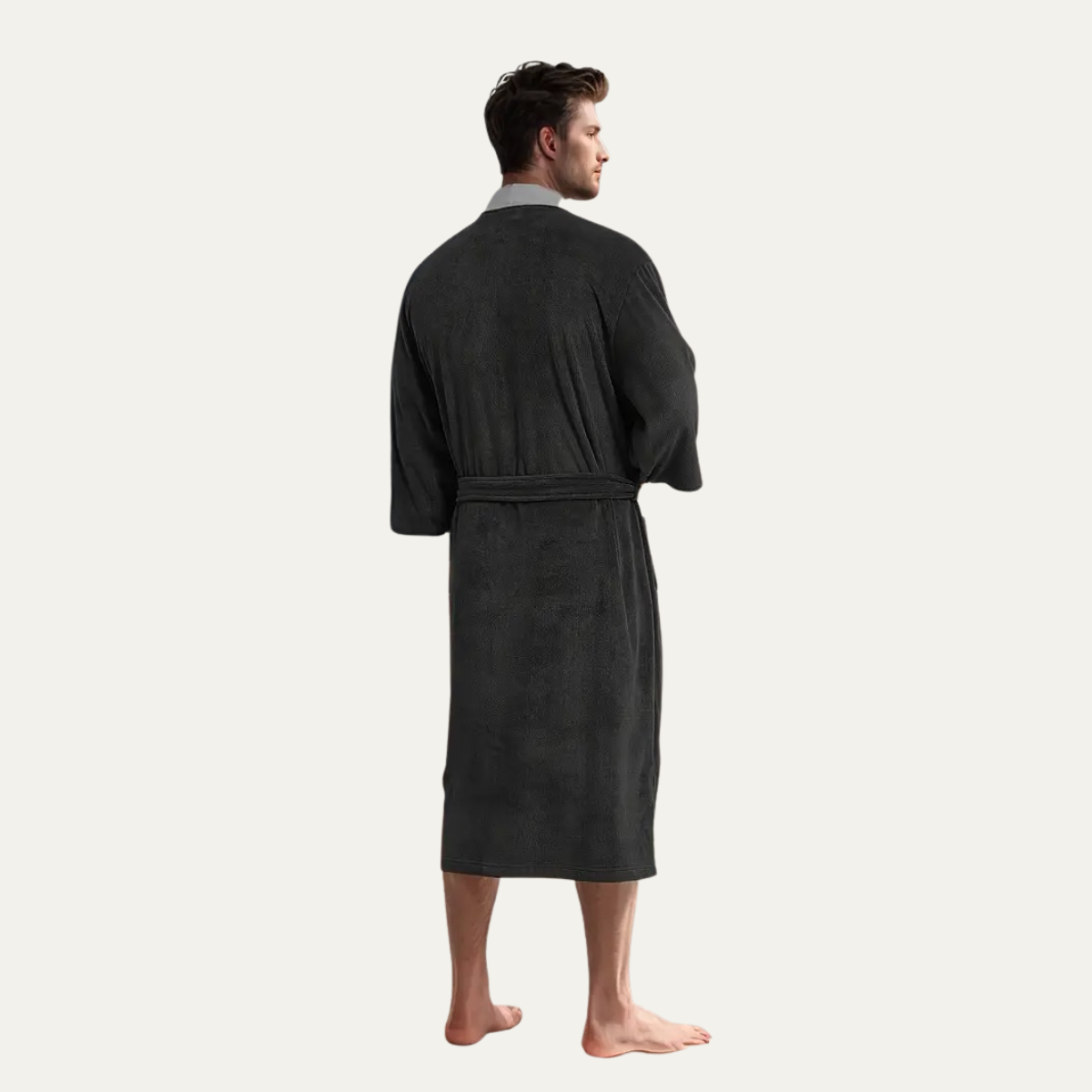 Men's Lightweight Spa Bathrobe Kimono Cotton