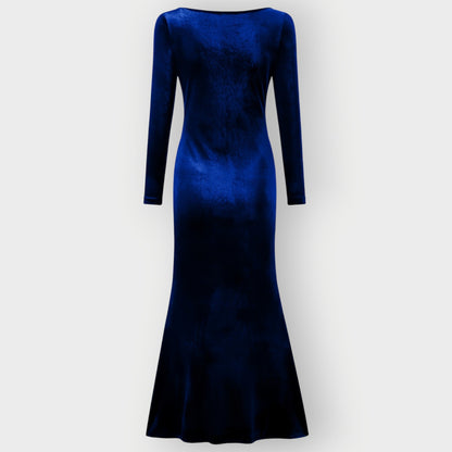 Women's Velvet Evening Gown