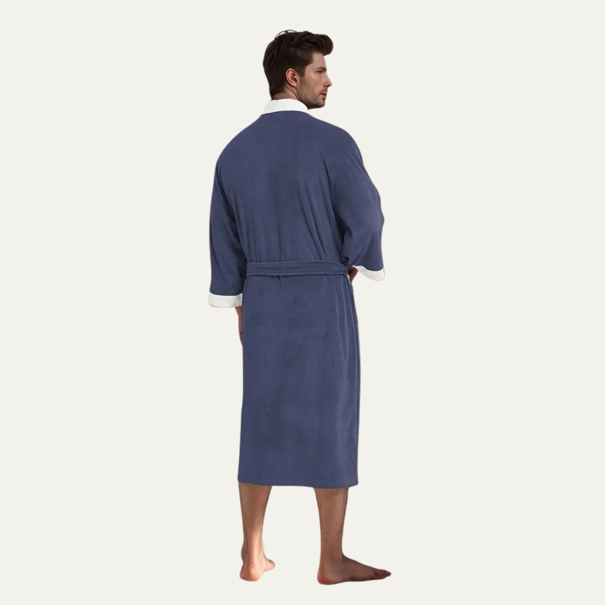 Men's Lightweight Spa Bathrobe Kimono Cotton