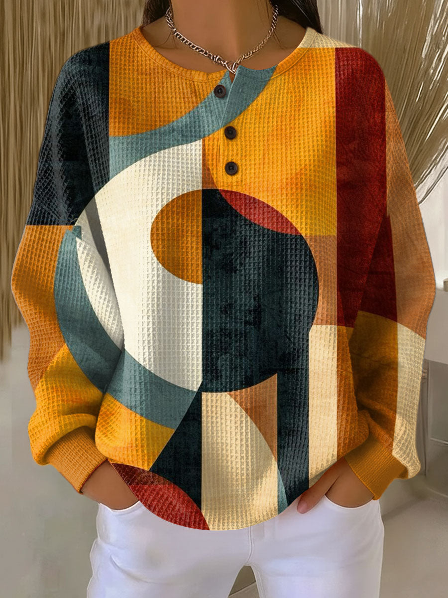 Women's Waffle Knit Sweater - Vonnera