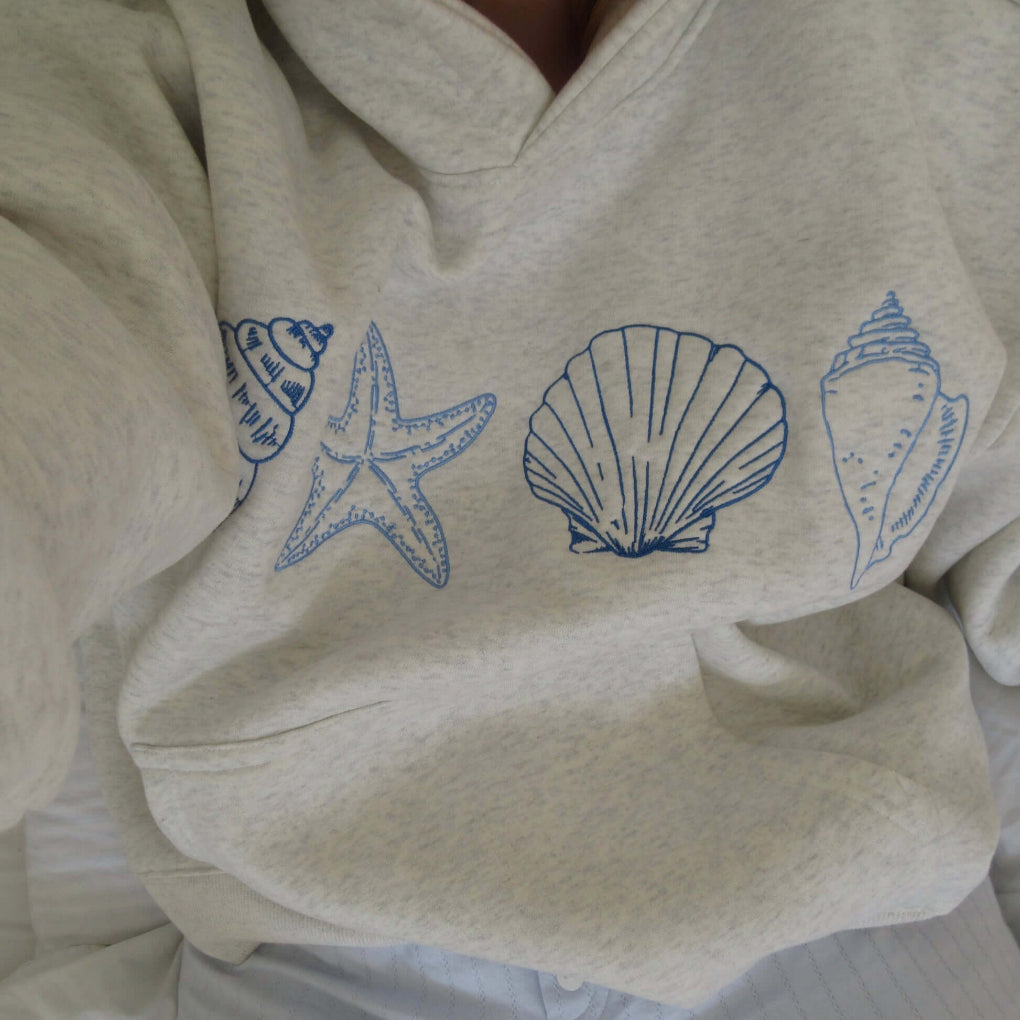 Women's Seashell Hooded Sweatshirt - Vonnera