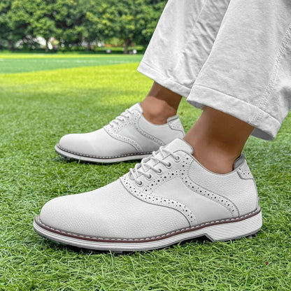 Classic Golf Brogues Leather Brown