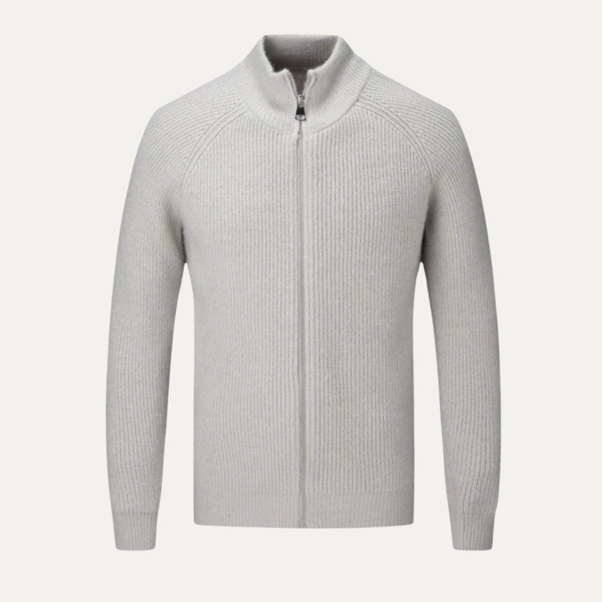 Men's Merino Wool Zip Cardigan
