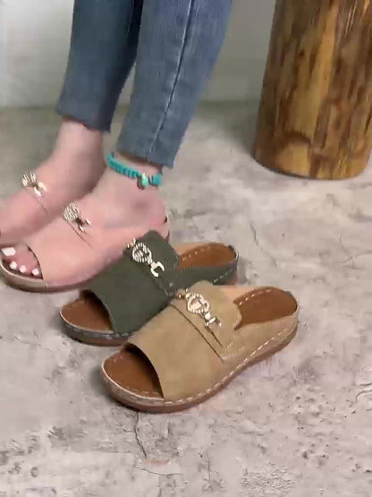 Alexandra | Women's Flat Adjustable Sandals