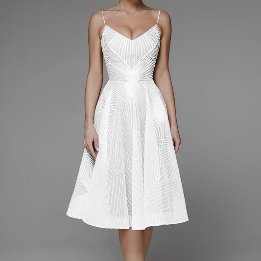 Women's Evening Dress Symmetry Line - Vonnera