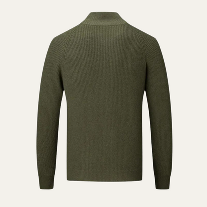 Men's Merino Wool Zip Cardigan