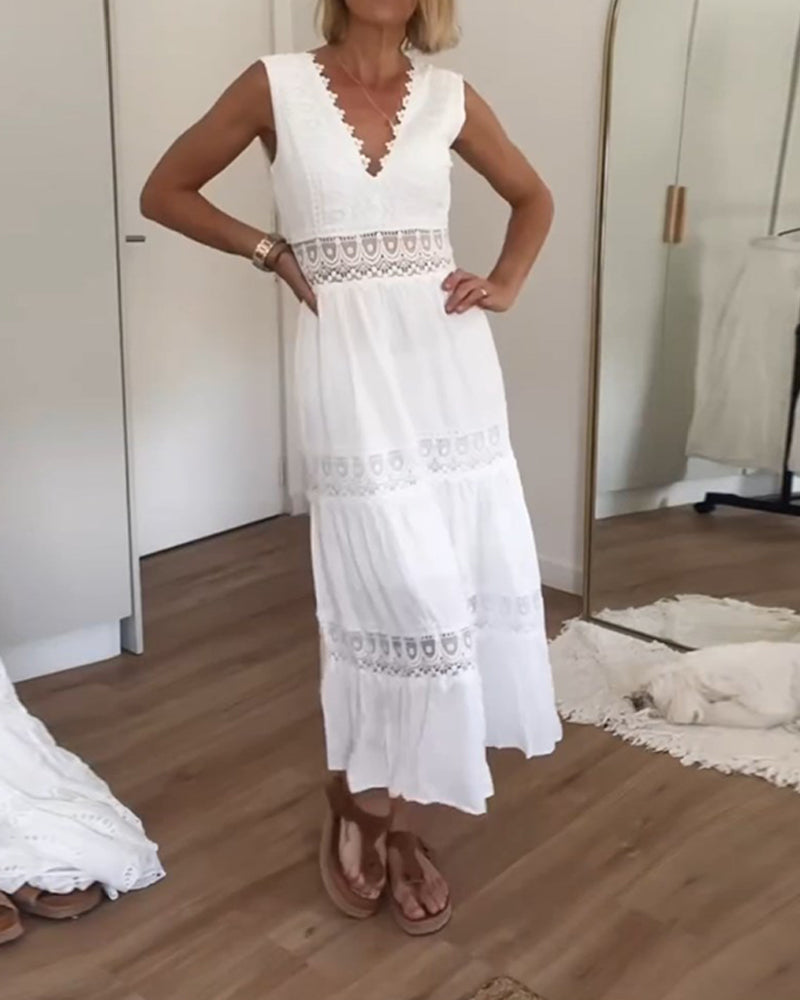 Women's Boho Wrap Dress Flowy Draped Design