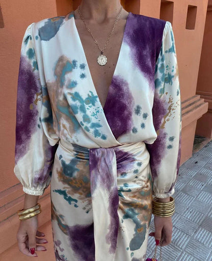 Women's Summer Blouse Skirt Set Elegant