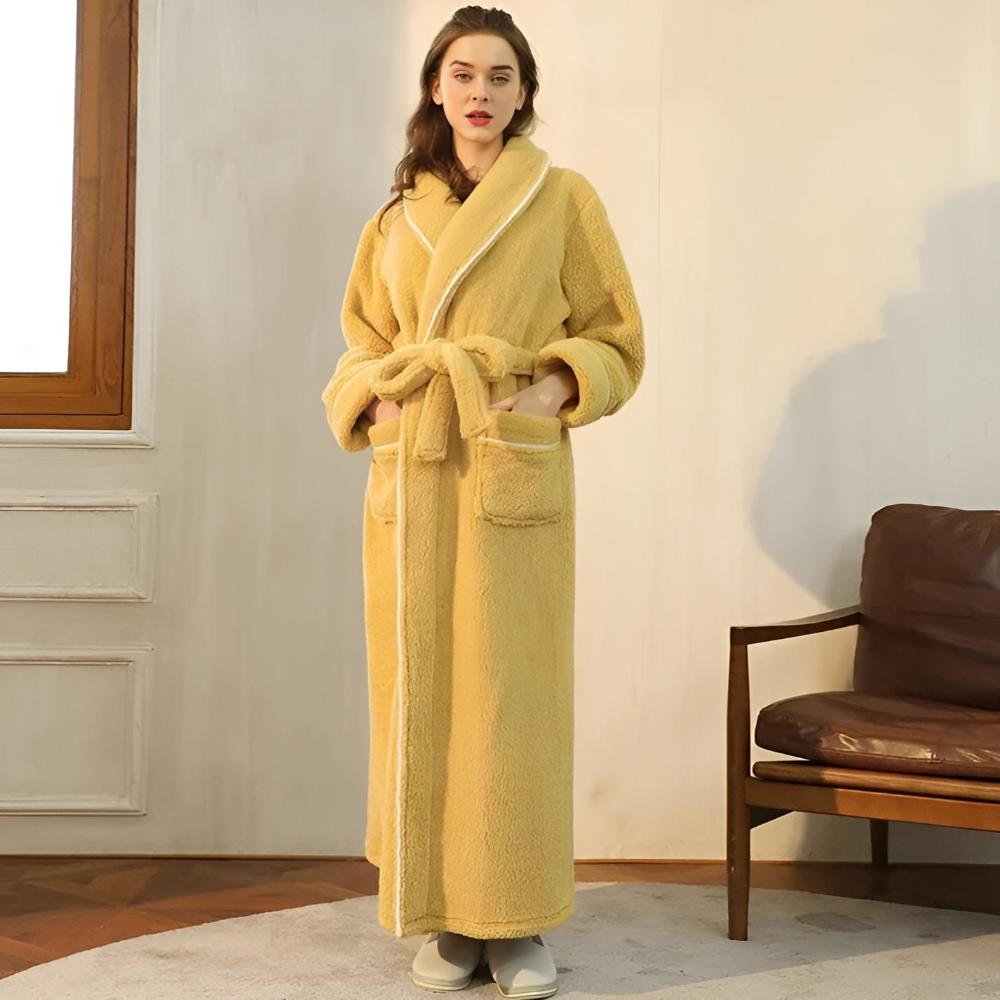 Luxe Fleece Bathrobe Soft Comfortable