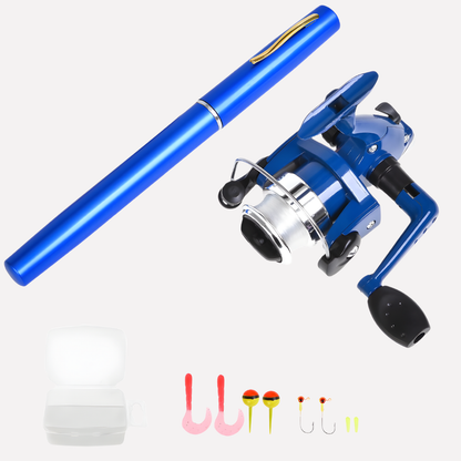 Portable Mini Telescopic Fishing Rod Reel Combo