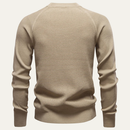 Men's Soft Knit Slim Fit Sweater Red
