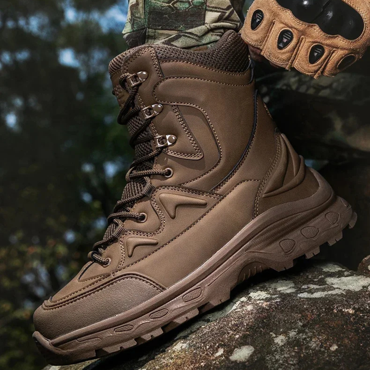 Windmill Ridge Men's Waterproof Snow Boots Durable Tactical