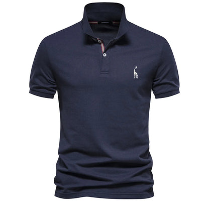 Men's Polo Shirt Embroidered Classic Style