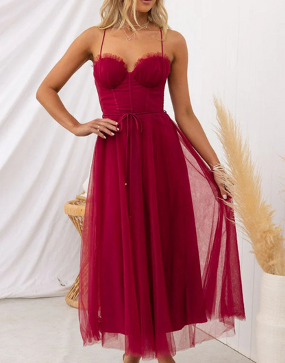 Women's Sleeveless V-Neck Maxi Dress Lightweight