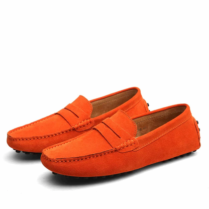 Hugo Men's Leather Loafers Brown