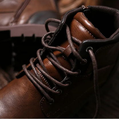 Men's Leather Combat Boots