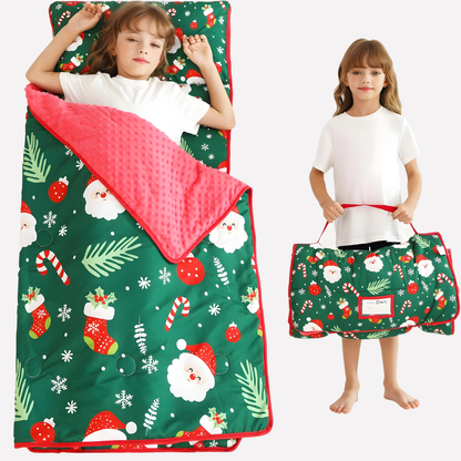 Toddler Sleep Mat With Pillow And Blanket