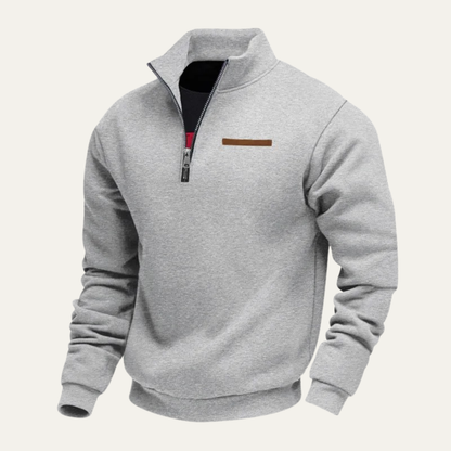 Wexley Men's Half Zip Sweater Warm Stand Collar