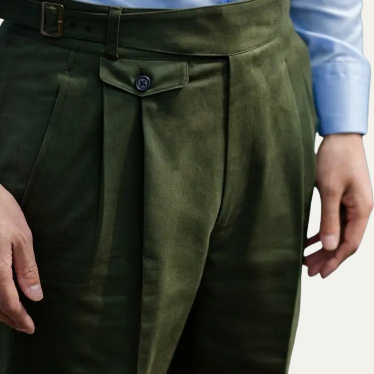 Men's Casual Business Trousers Loose Fit
